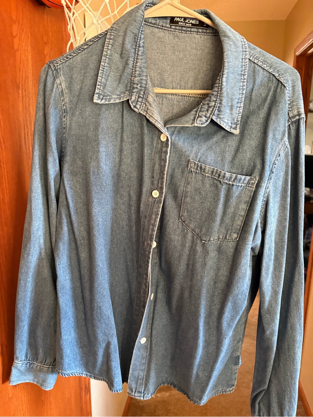 Women’s Blue Denim Shirt